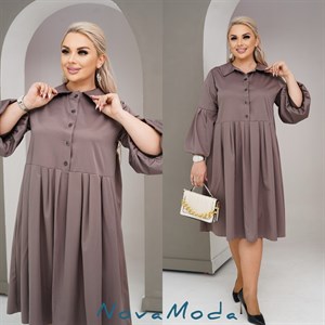 Новое поступление Весеннее платье трапеция Размеры