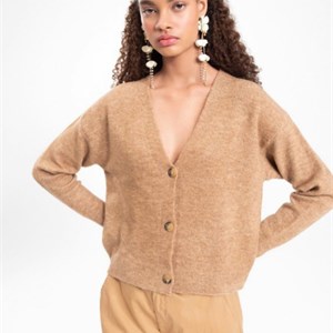   Шерстяной кардиган на пуговках     Bsl       Цена