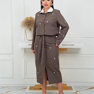 Двойка-Костюм - Женская Одежда больших размеров оптом