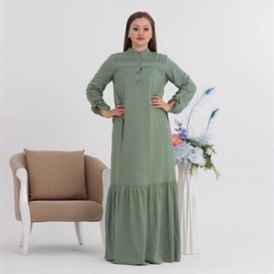 Платье из ткани штапель бельмандо стрейч Одежда из