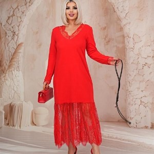 Стильное кашемировое платье премиум-класса, размеры 46–52
