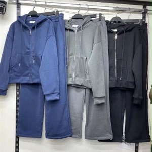 Женский спортивный костюм оверсайз с начесом из Кореи оптом