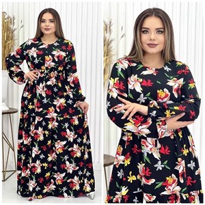 платья ярусное на кулиске ткань штапель хорошего