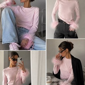 Женские брюки-багги из мягкого кашемирового материала — размеры M и L