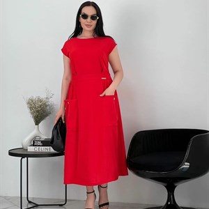 Также получили ещё расцветки красивых платьев в длине