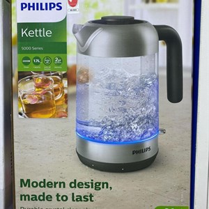 Стильный стеклянный чайник Philips 9339 сделан из