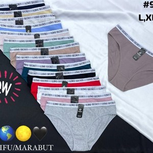 ANTTIFU/MARABUT — женское нижнее бельё оптом: 15 расцветок, 12 шт в упаковке, L–XXL