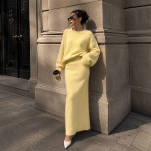 Костюм из альпаки — теплый и мягкий, 6 расцветок, единый размер