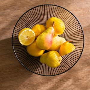 В наличии фруктовница Стильная металлическая корзина