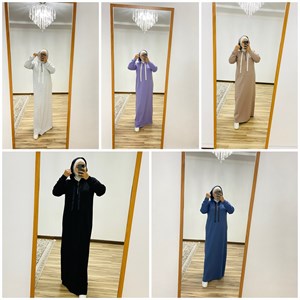 Kamelia kg_         Худи платья С замком на груди