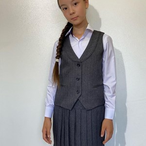 Жилет и юбка на девочку Осень Зима Весна Производство