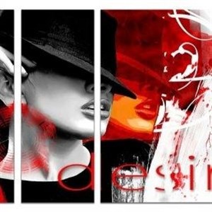 Модульная картина из трёх частей Размер 80 на 140