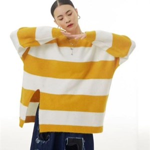 Модель 6152 Свободный шерстяной свитер в трёх цветах