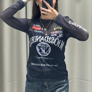 Лонгсливы сеточные с принтом - Стильная женская одежда оптом и в розницу