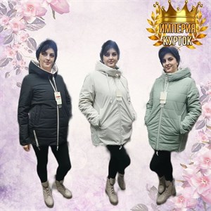 Демисезонные двухстороннии куртки Цвет черный бежевый