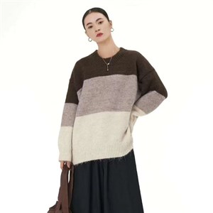 Модель 6689 Свитер из шерстяной пряжи с добавлением