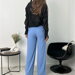  Новый нежно голубой цвет  Брюки идеально сочетаются