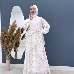 Шикарная двойка из батиста с валанами — летний костюм, размеры M (42–46) и XL (46–50)