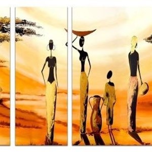 Модульная картина из трёх частей Размер 80 на 140