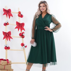 Платье потрясающее Элегантная модель с прозрачными