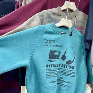 Фото в живую ТОЛЬКО ОПТОМ Утеплённый свитшот Natural