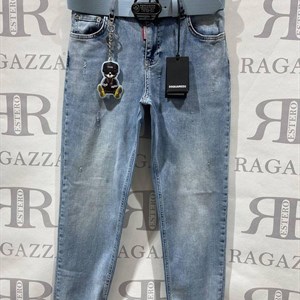 Новая коллекция Стильные джинсы от DSQUARED2 Широкий