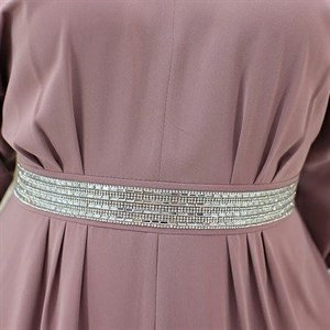 Длинное нарядное платье Джуди из материала Дубайский