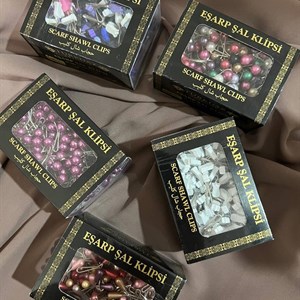 Вналичии клипсы зажимы для платков от бренда turkuazcafesosyal