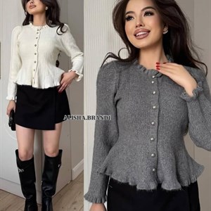 Качество и стиль: Кофточка баска из кашемира