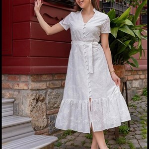 Очень красивые платья из хлопка Посадка S m l xl 5500