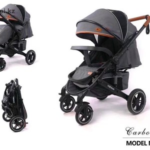 Всесезонная прогулочная коляска c перекидной ручкой