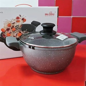 Казан в сером цаете от Nice Cooker Pallas Series Изысканный