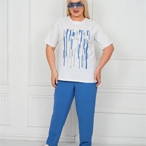 Купите стильный костюм ADELINA в больших размерах | Женская одежда оптом от NATTY