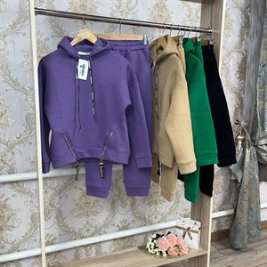 Новинка Стильные Костюмы с начёсом Ткань турецкая