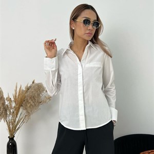  Базовые рубашки получили в белом цвете арт 1188