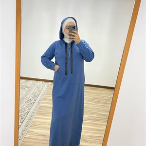 Kamelia kg_         Худи платья С замком на груди