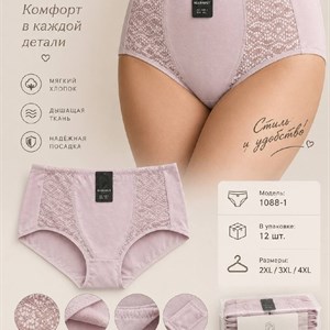 Женское нижнее бельё оптом, артикул 1088 — размеры 2XL–4XL