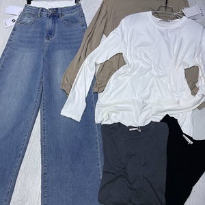 Новая коллекция женской одежды: джинсы и лонгсливы от ТИМАЛИЯ