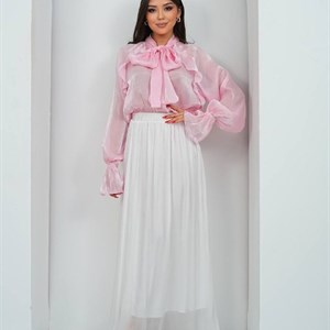Юбка из органзы — легкая и нежная, размер S/M, 700 сом