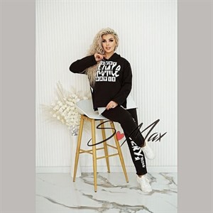 Костюм спортшик  Ткань двунитка  Цвета черный  Размеры