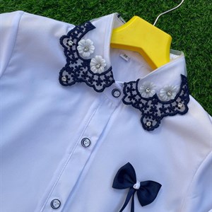 Школьные блузки от 6 до 10 лет Ткань бенгалин   Цена