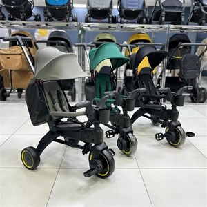 Складная велоколяска Цвета зеленый серый черный красный