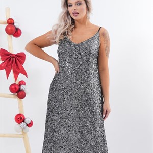 Платье комбинация из пайетки Платье комбинация из