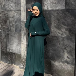 Эксклюзивная женская мусульманская одежда - Новая коллекция намазника с капюшоном