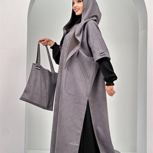 Новинка Модель Фаиза Худи без рукавка шопер