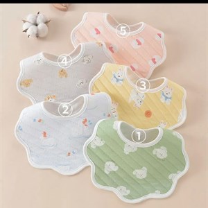 Качественные непромокаемые детские слюнявчики оптом - 20 шт в упаковке