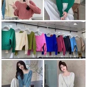 Укороченный стильный свитер 580 сом