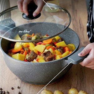 Казаны в сером цаете от Nice Cooker Pallas Series