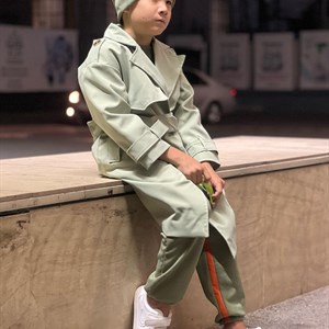 Тренч в цвете фисташка Цена 2900 Размеры 98 140 см