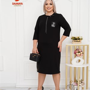 Новинка   Платье с рабочими замками по бокам  Размеры